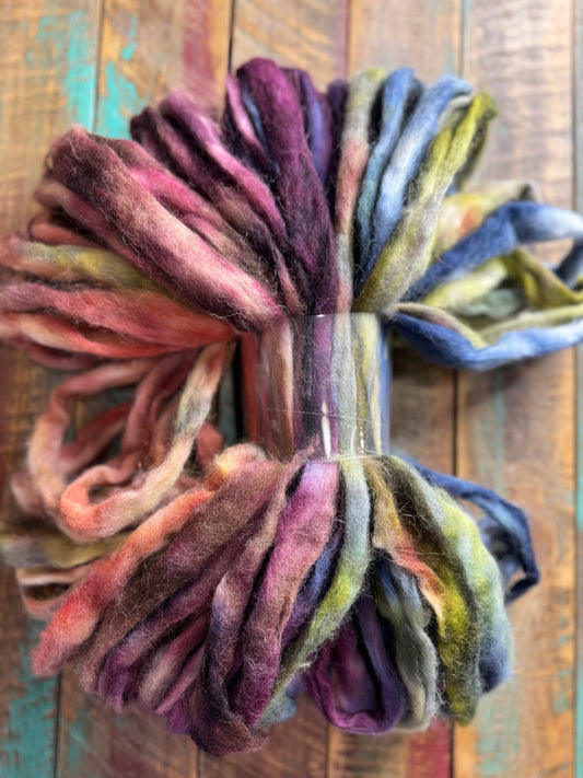 Suri Alpaca Roving-Autumn