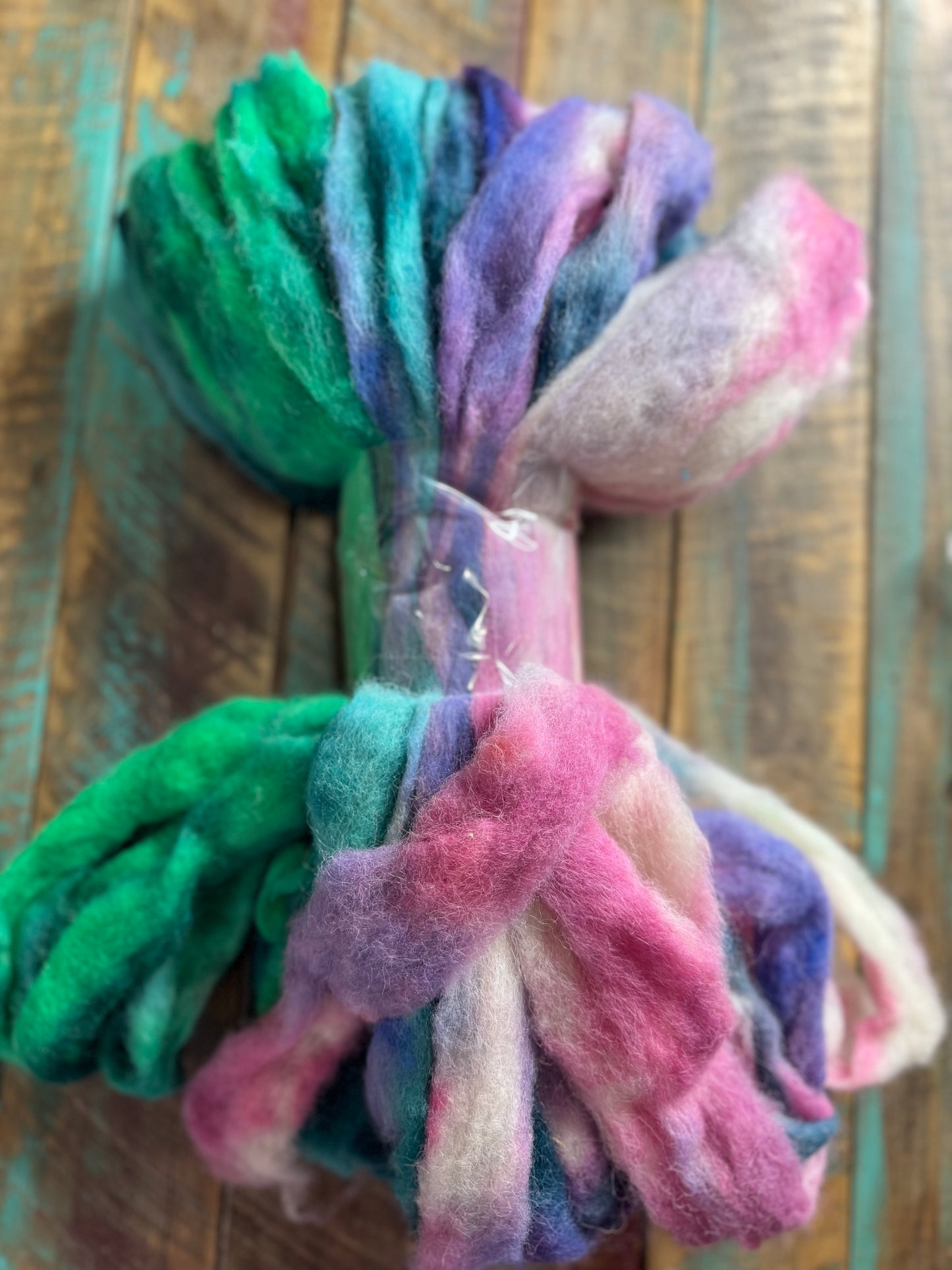 Alpaca Rambouillet Roving-Bonie Maronie’s Petals