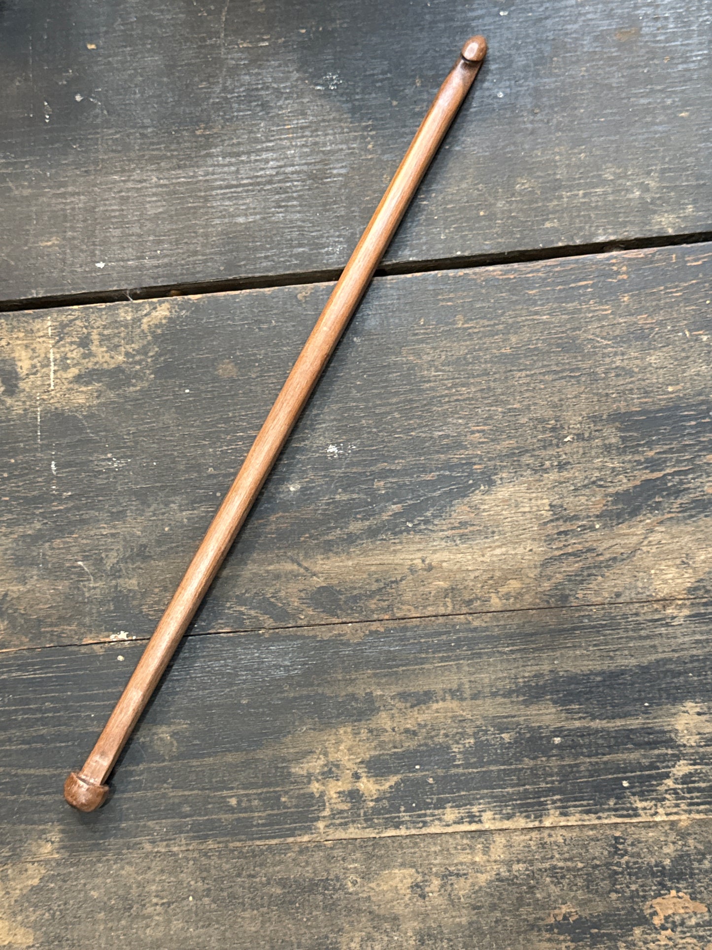 Crochet Tunisian Hook 9mm(M)-Walnut