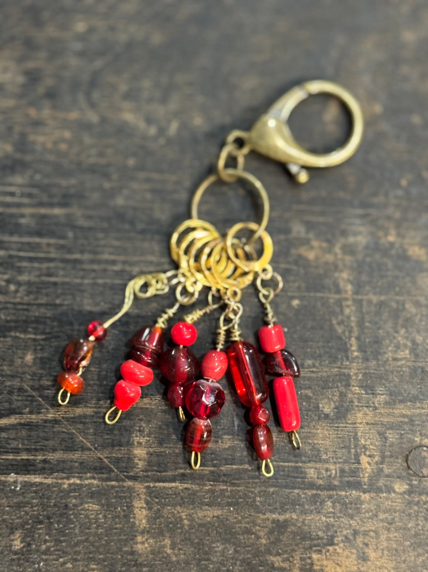 Stitch Marker-Glass Mix