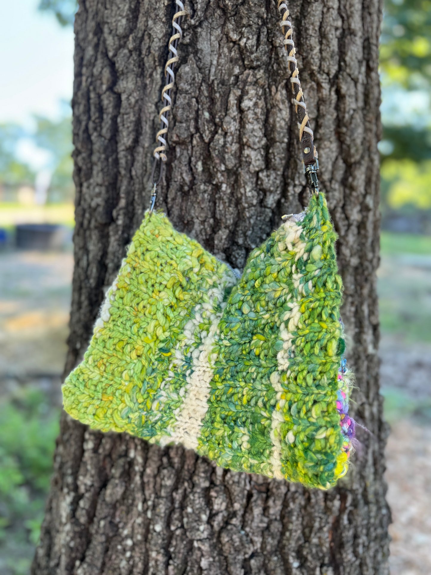 Handwoven purse
