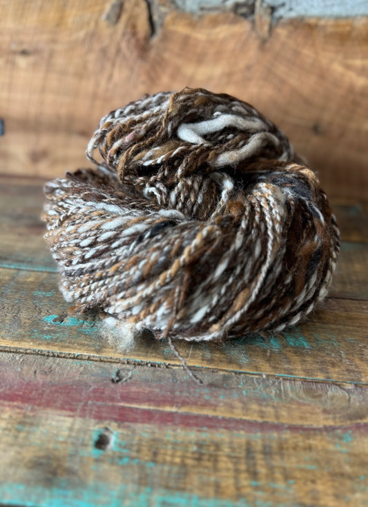 Handspun Thick Thin Exotic Mix