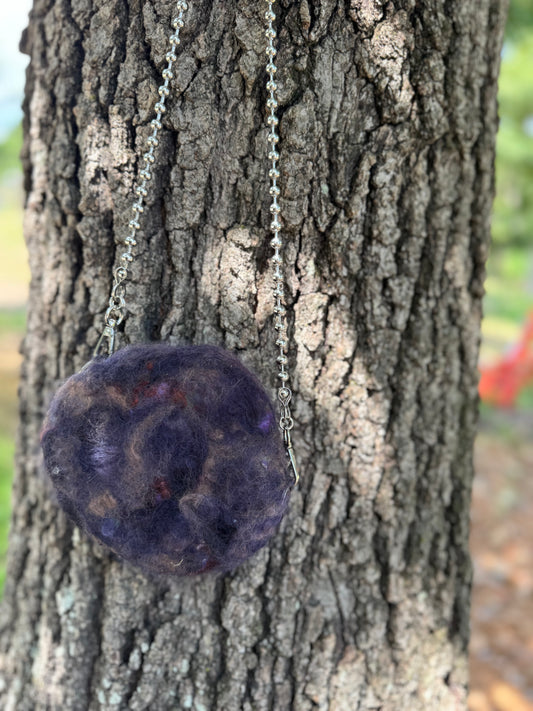 Felted Alpaca Clutch Purse