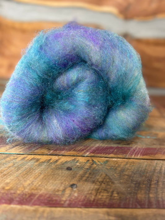 Teal Purple Green Batt