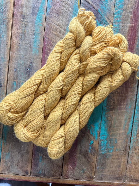Sport Suri Alpaca Tussah Silk Golden Rod