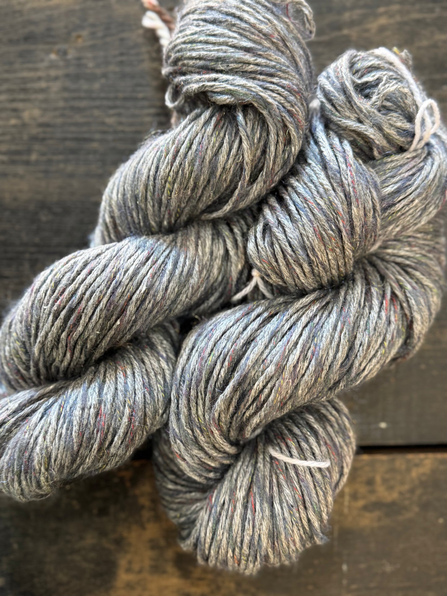 Worsted Alpaca Wool Viscose-Blue Grey