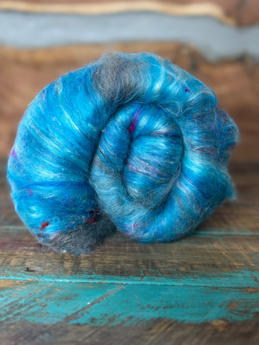 Turquoise Sari Batt