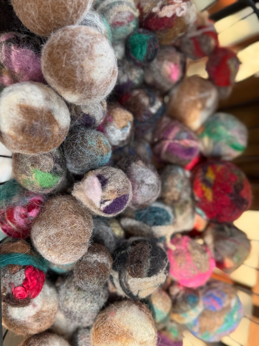 Felted Orb Cat Toy
