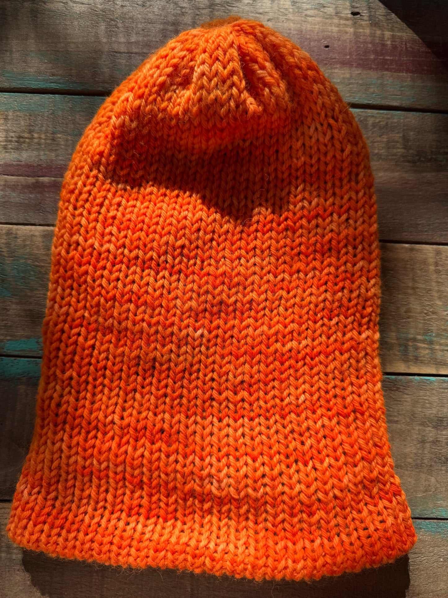Double Knit Beanie-Woodland Blaze