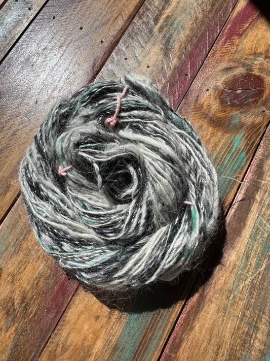 Hand Spun Single-Seafoam