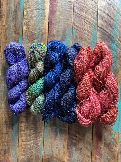 Sport Wool Tussah Silk Sequins