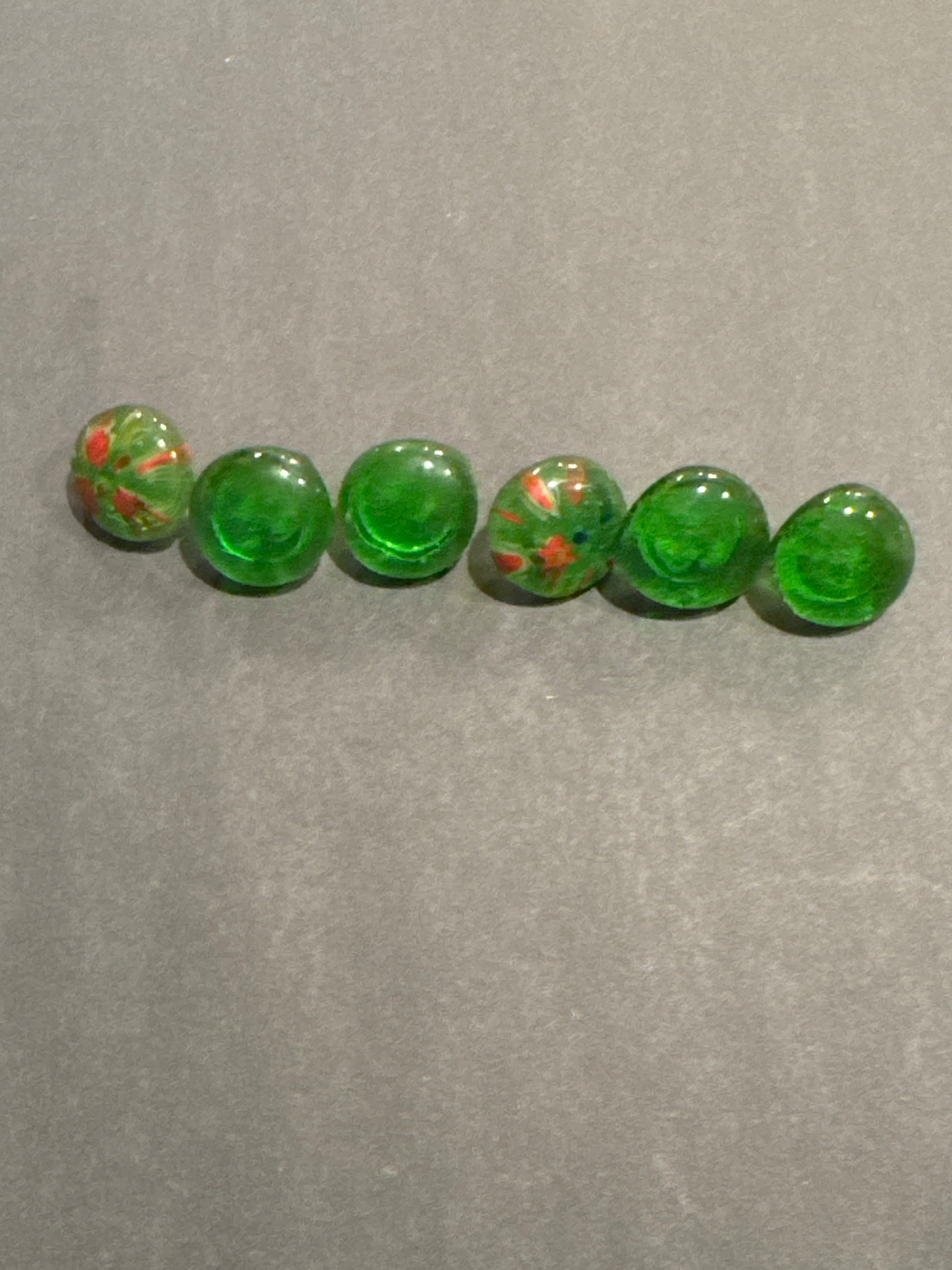 Recycled Fused Glass-Large Button