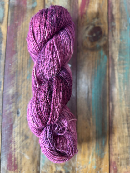 Fingering Alpaca BFL Silk