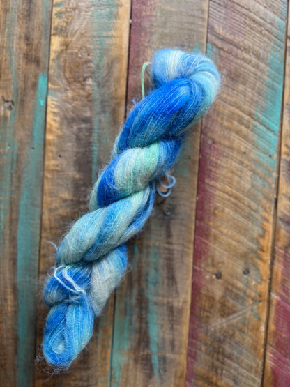 Lace Brushed Suri Mulberry Silk Halo