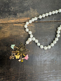 Necklace Stitch Marker-Pearl Butterfly