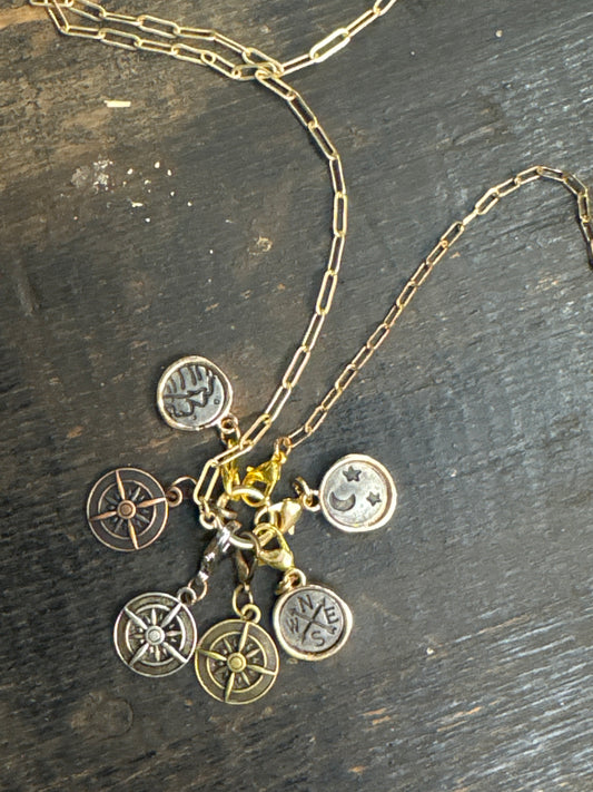 Necklace Stitch Marker-Traveler