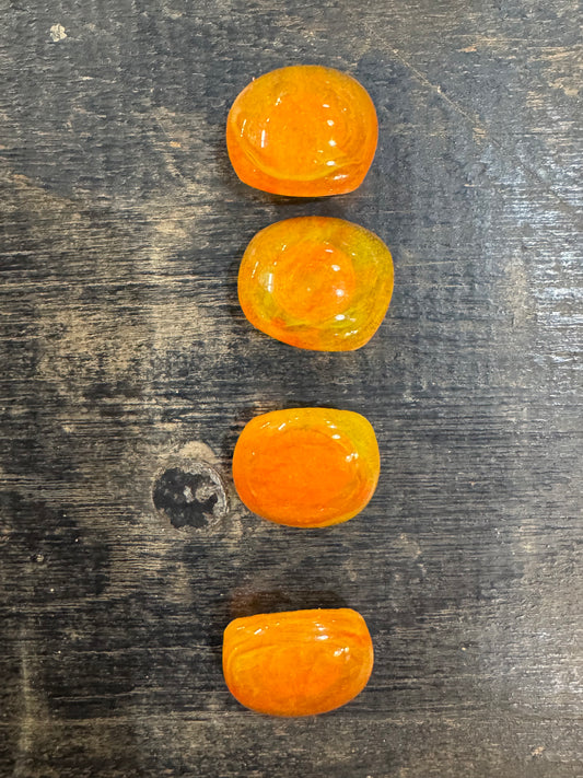 Recycled Fused Glass-Large Button