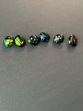 RECYCLED FUSED GLASS-MEDIUM BUTTON
