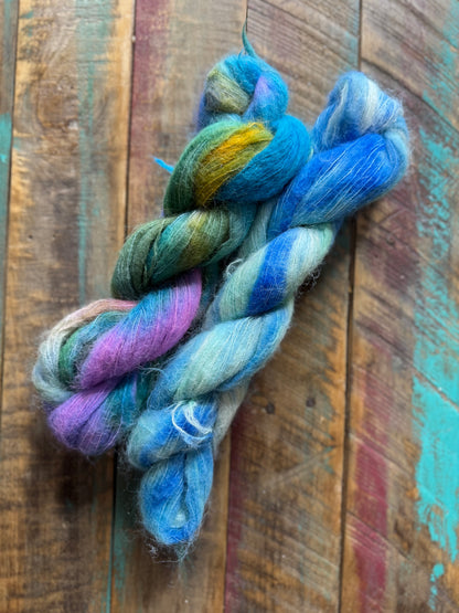 Lace Brushed Suri Mulberry Silk Halo