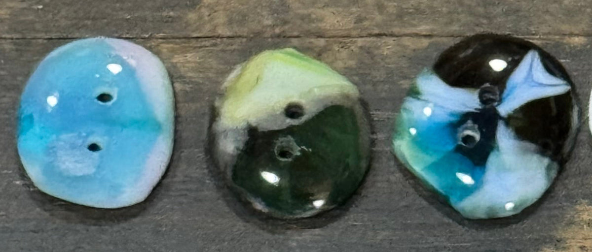 Fused Glass Buttons