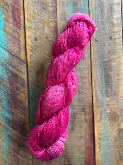 Fingering Alpaca BFL Silk