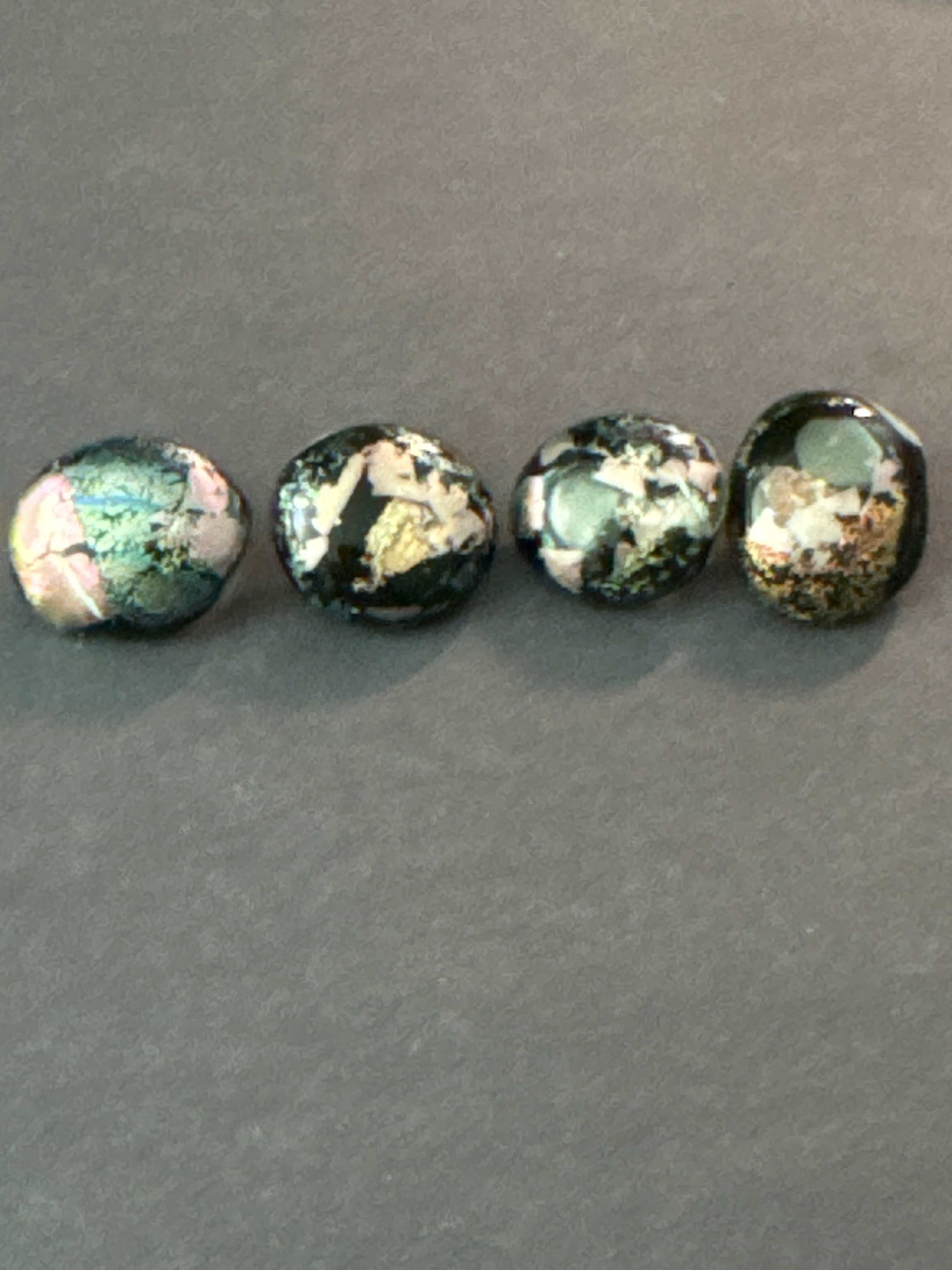 Recycled Fused Glass-Large Button