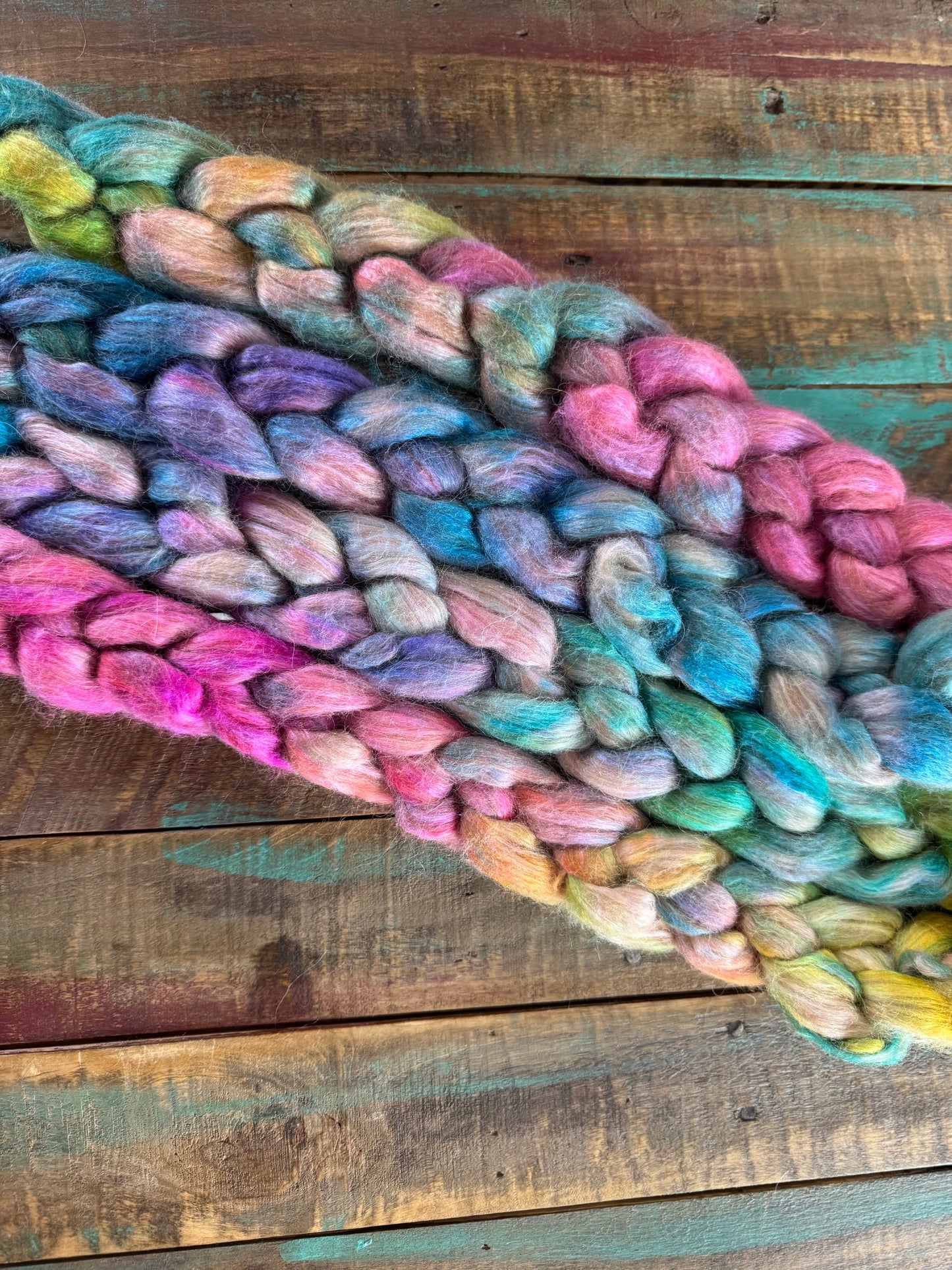 Combed Top Alpaca Mulberry Silk