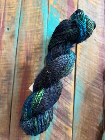 Fingering Alpaca BFL Silk