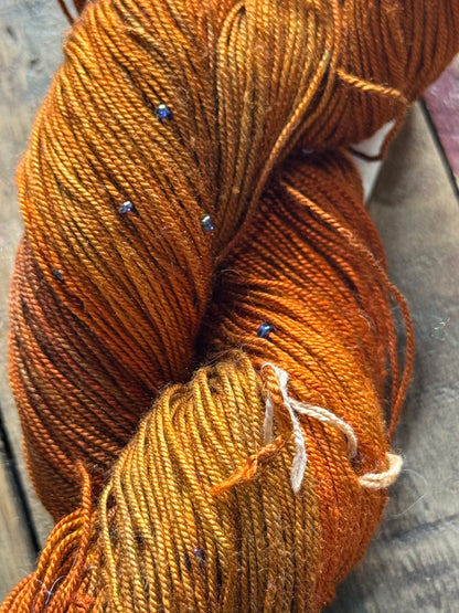 Lace Mulberry Silk Glass Beads