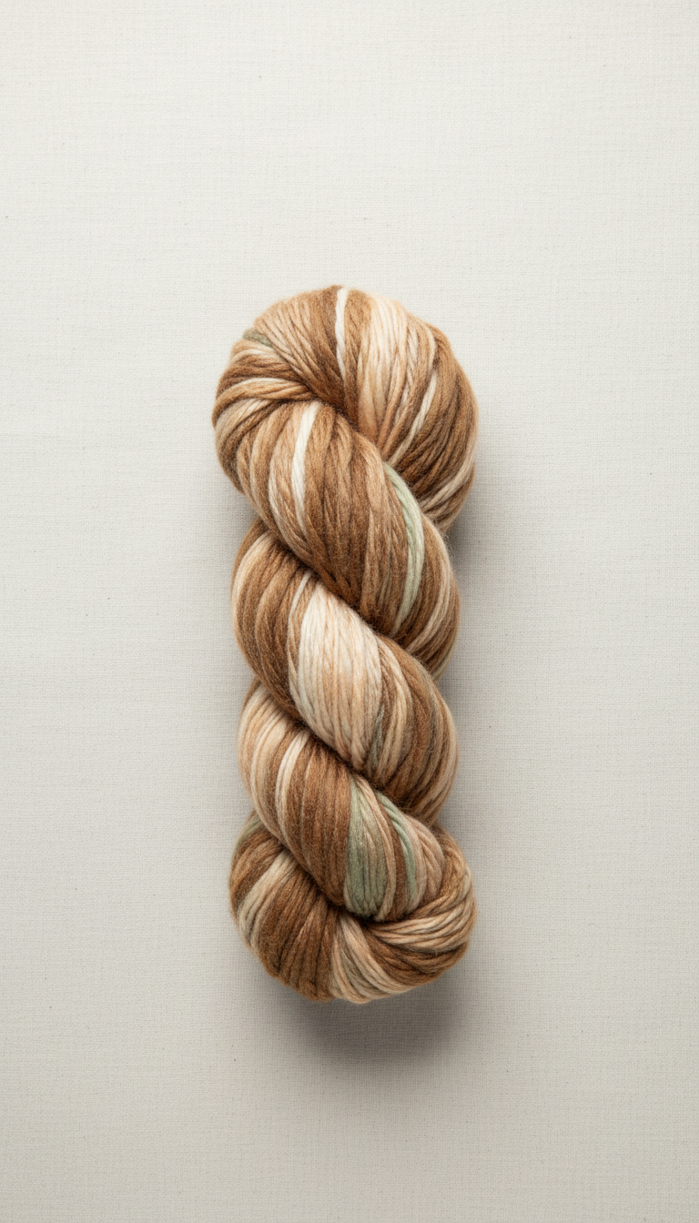 Barnwood Brown Roving Bundle