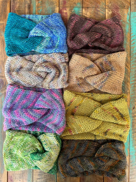 Knitted Ear Warmer Twisted Headband