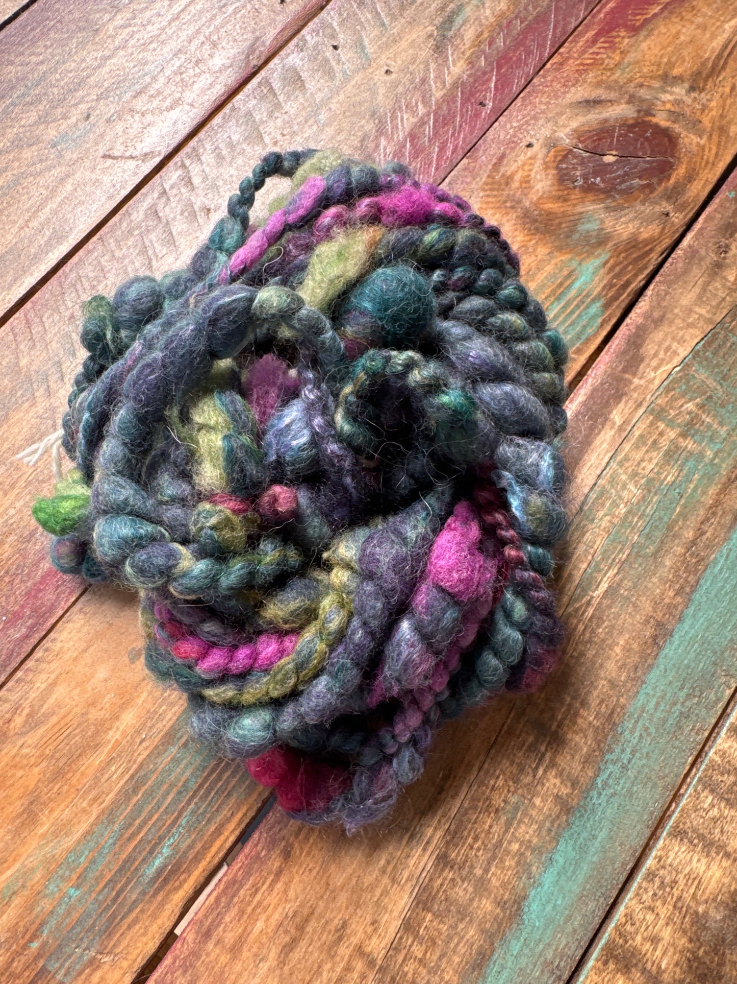Hand Spun Huacaya Suri Merino Mohair Cashmere-Hummer