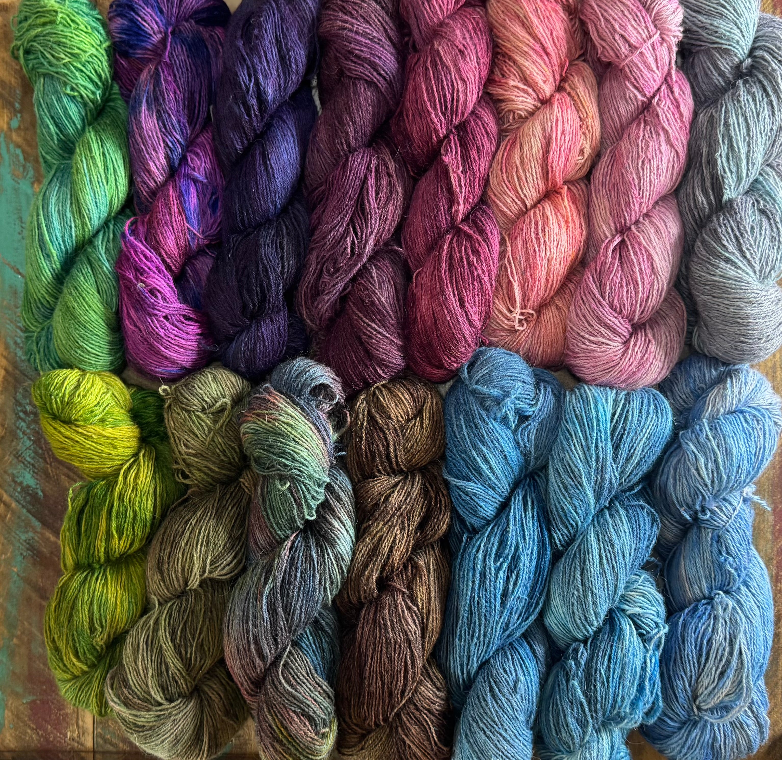 Fingering Alpaca BFL Silk