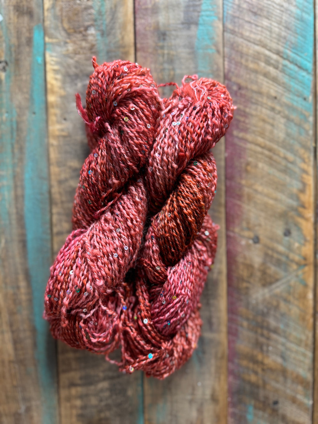 Sport Wool Tussah Silk Sequins