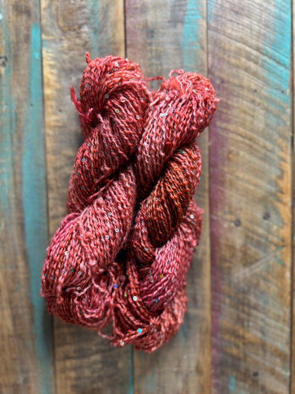 Sport Wool Tussah Silk Sequins