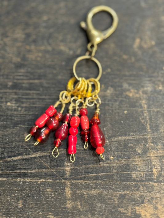 Stitch Marker-Glass Mix