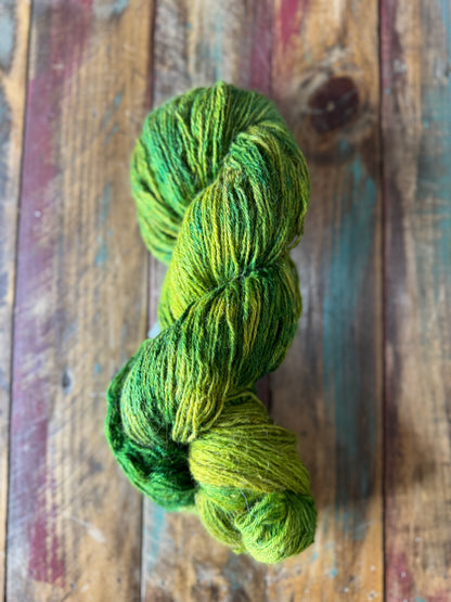 Fingering Alpaca BFL Silk