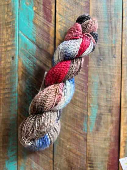 Fingering Alpaca BFL Silk