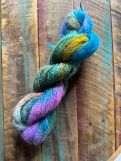 Lace Brushed Suri Mulberry Silk Halo