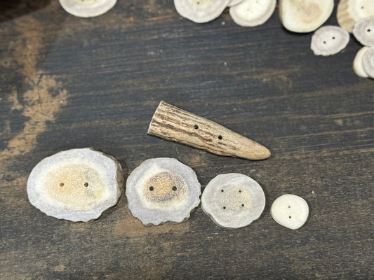 Deer Antler Buttons