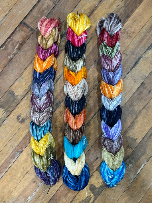 Worsted Superwash Wool Bundle of 12