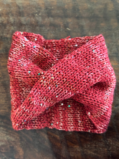 Double Knit Ear Warmer Headband-Twist