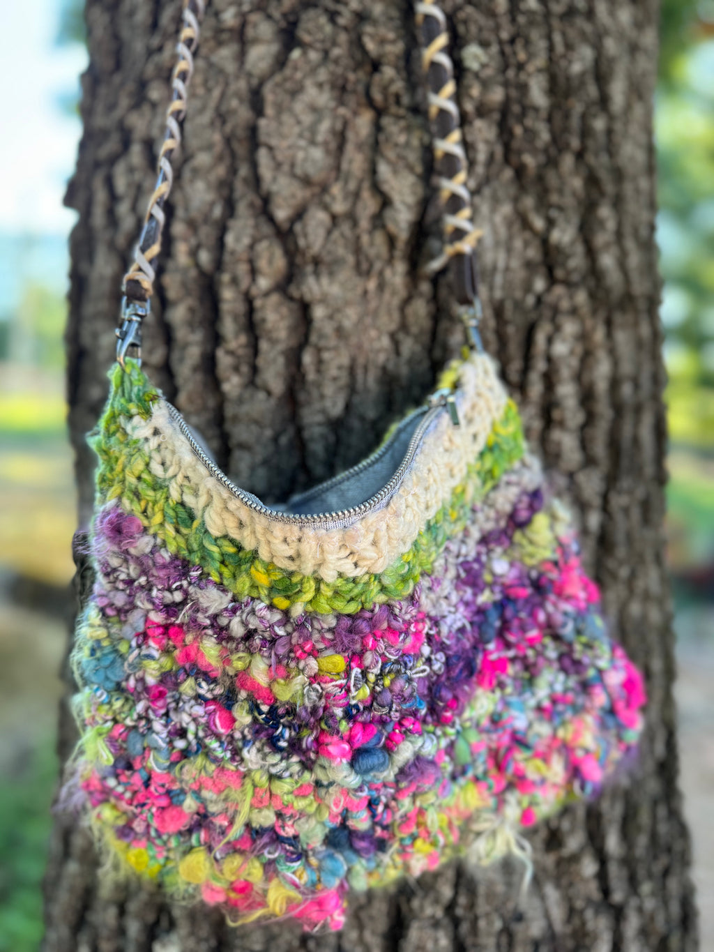 Knit purse
