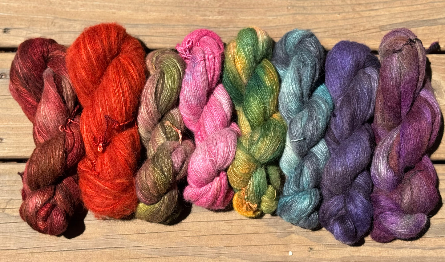 Lace Baby Alpaca Yak Silk Merino Halo