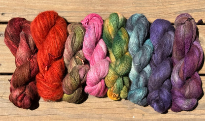 Lace Baby Alpaca Yak Silk Merino Halo