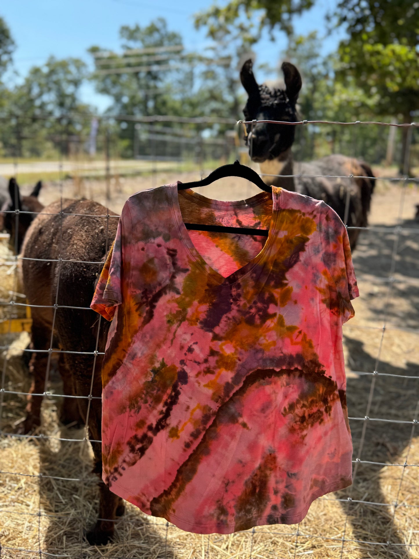 Short Sleeve Ice Dye Shirts