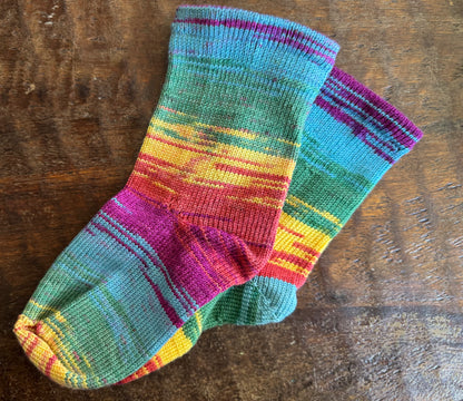 Cranked Knitted Socks