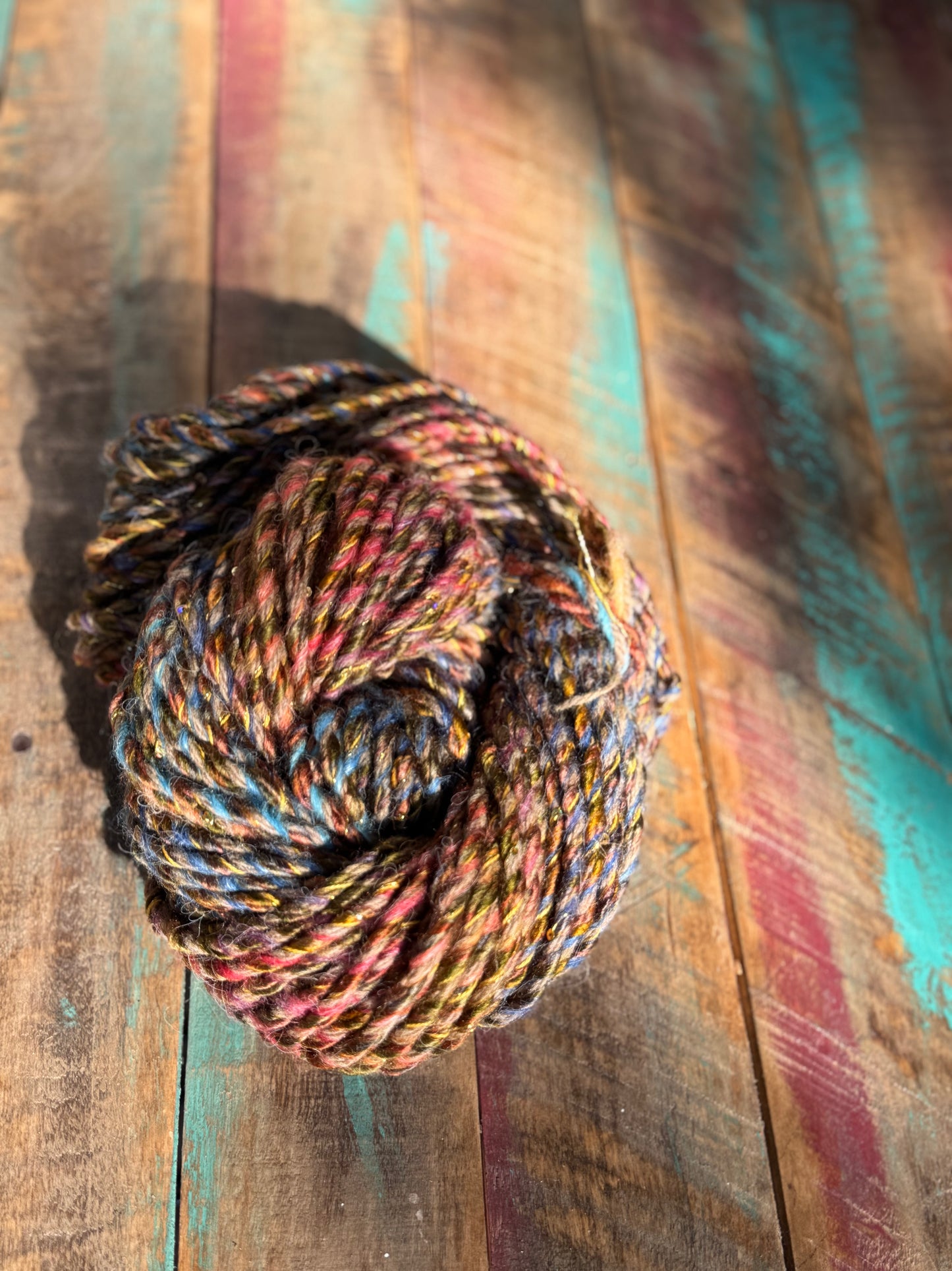 Hand Spun Bulky-Kaleidoscope