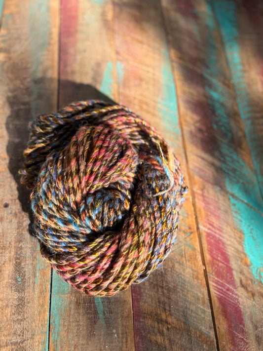Hand Spun Bulky-Kaleidoscope