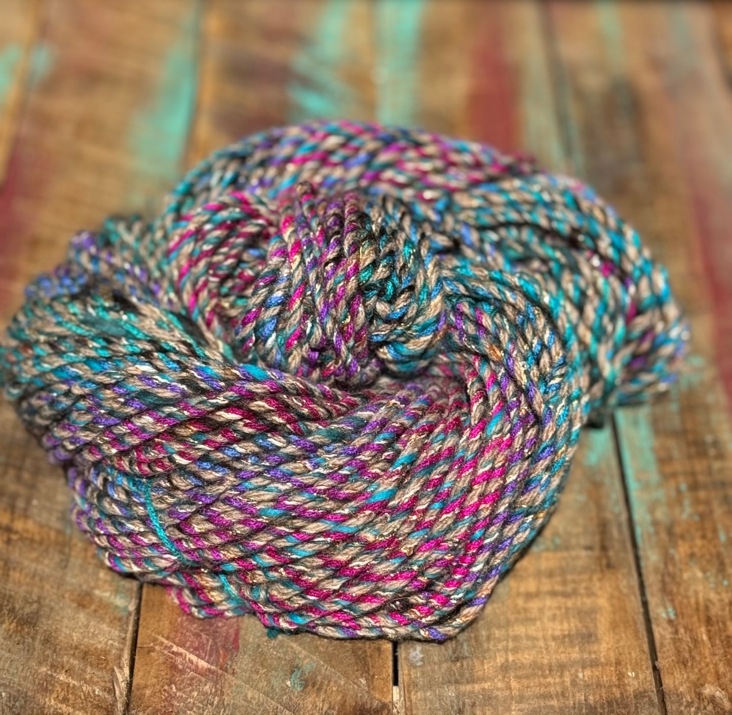 Hand Spun Bulky-Mermaid